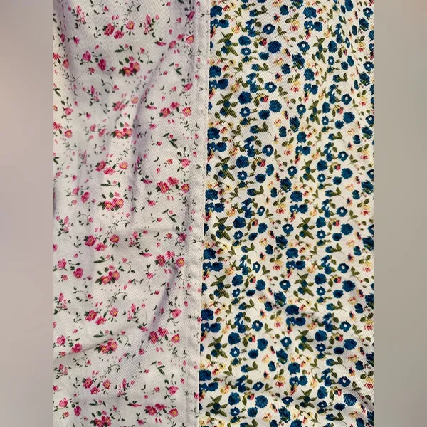Blank NYC | Floral Patchwork Denim Tucker Jacket, XS - Image 8
