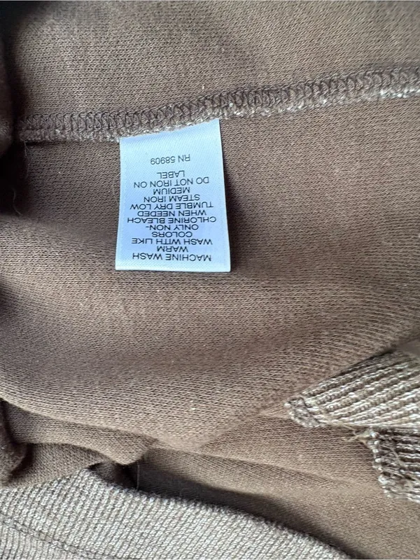 Solaris Women’s Crewneck Top in Brown. Size M Outdoor Layering. - Image 4