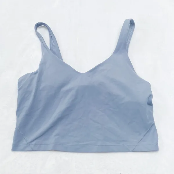 lululemon athletica Light Blue V-Neck Crop Tank - Image 3