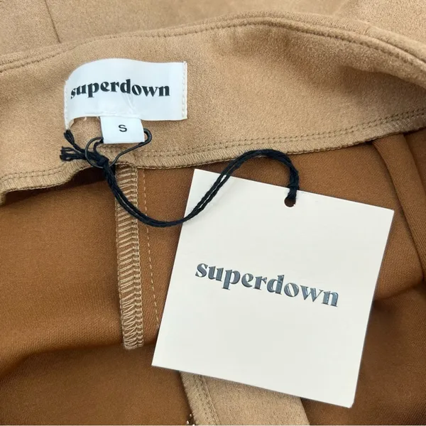 NWT SUPERDOWN Revolve Deanna faux Suede Studded Short - Image 5