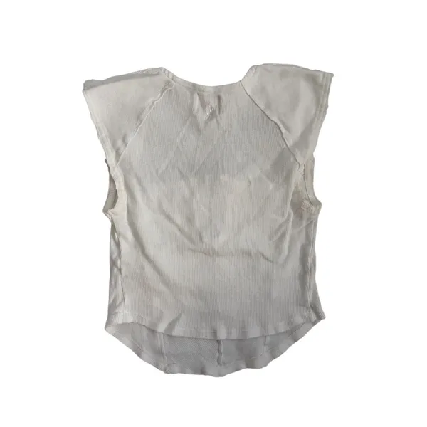 FP Movement white ribbed activewear top size XS - Image 5