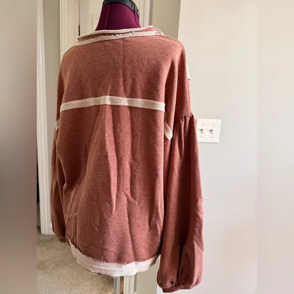 Desert Red & Tan Chevron Top – POL - Image 3
