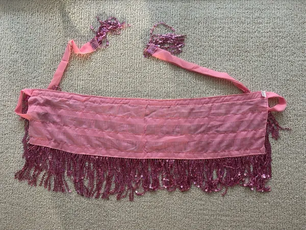 Amazon Pink Fringe Skirt - Image 4