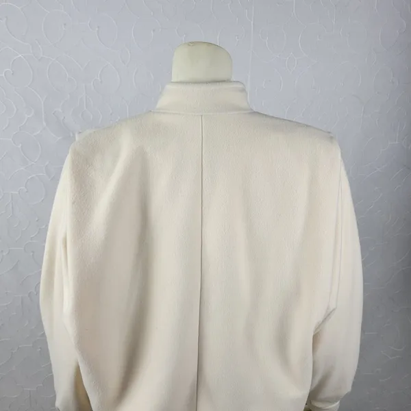 Wellington Fashions Kashmiracle Womens Jacket Coat Size M Cream Fleece Lined - Image 7
