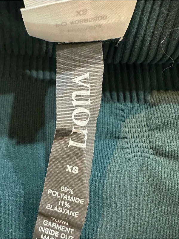 Vuori Simplicity Halter Ribbed Top in Beryl Size XS - Image 8