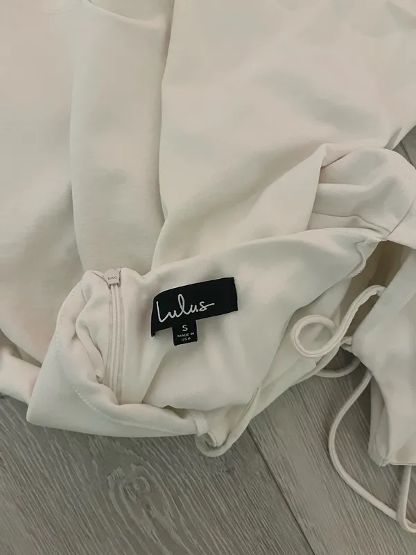 Lulus White Strappy Mini Dress - Image 3