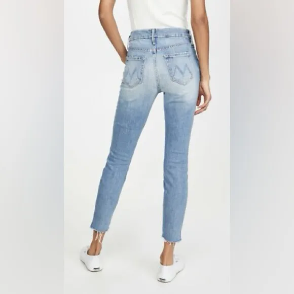 MOTHER Light Blue Skinny Jeans - Image 2