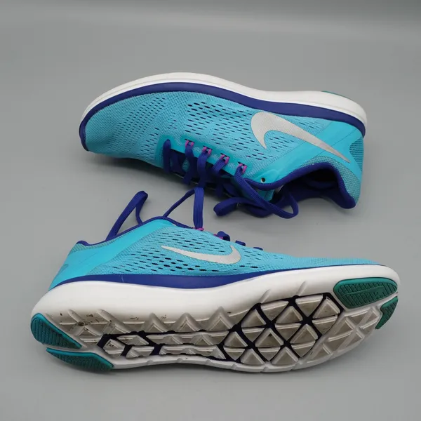 Nike Flex 2016 Run Women Blue Mesh Athletic Running 6.5 830751-400 - Image 4