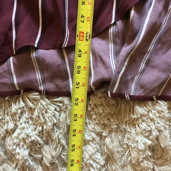Aritzia Wilfred Jess’s wrap dress large maroon - Image 3