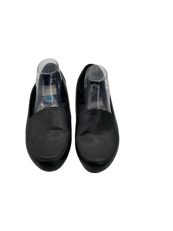 Clarks Size 10W Flex Step Clasic Stylist Black Comfort Shoes - Image 3