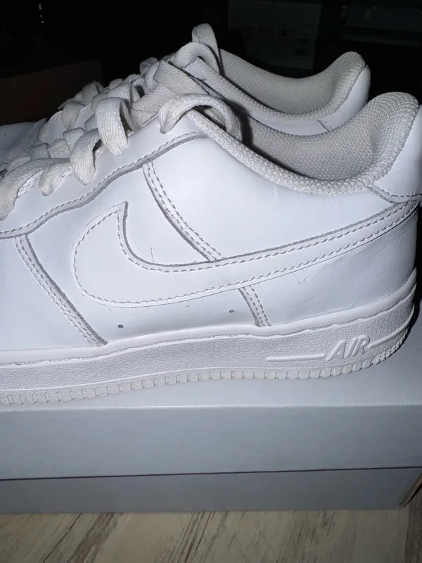 All White Nike Air Force 1 - Image 6