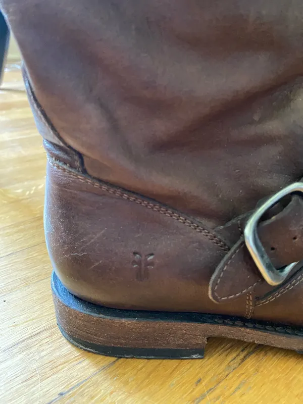Frye Leather Brown Boots Veronica - Image 7