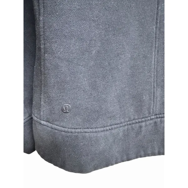 Lululemon Fleece Be True Jacket Black Women's‎ Size 6 - Image 9