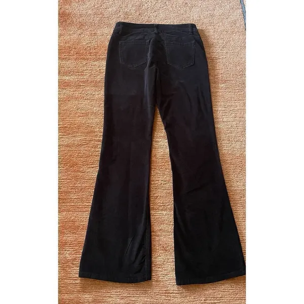 JW (JW Style) Corduroy Black Women’s Boot Cut Stretch Jeans Pants Size 8 - Image 6