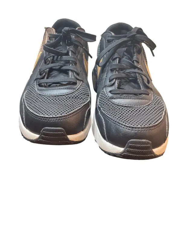 Nike Air Max Excee womans black gold leather low top sneakers sz 9.6 SKU 10-391 - Image 11