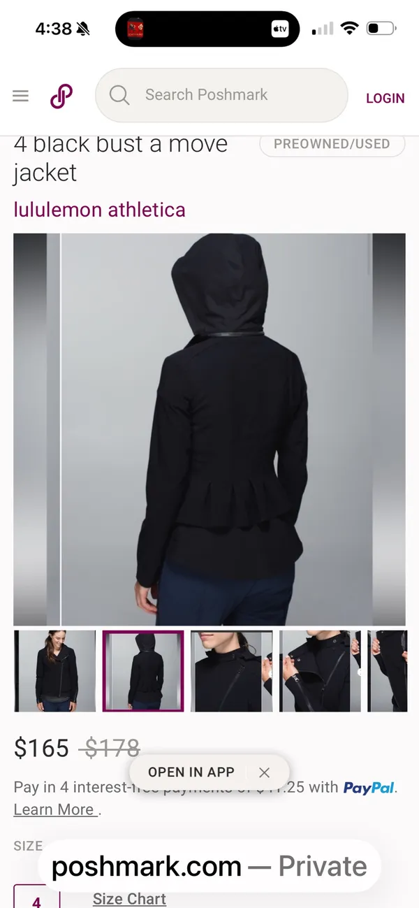 Lululemon Bust A Move Jacket Black - Image 2