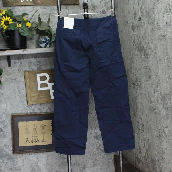NWT A New Day Womens High-Rise Straight Ankle Chino Pants 89476958 Navy Blue 4 - Image 6