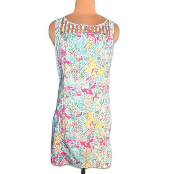 Lilly Pulitzer Camden Dress In The‎ Beginning Pastel Pink Blue Sleeveless Resort - Image 9