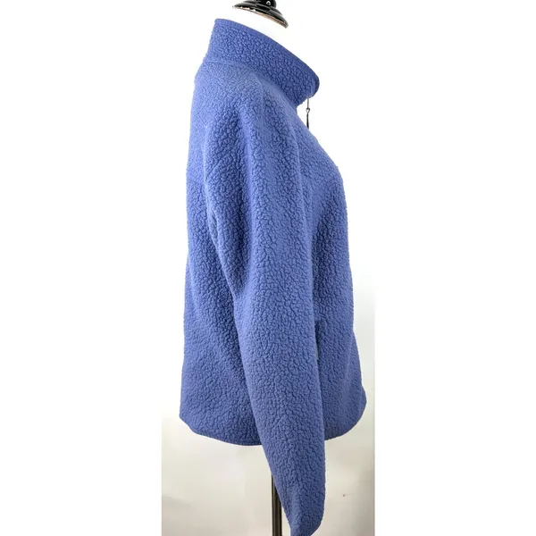 Patagonia Women's Purple Retro Pile Fleece Jacket Size Large - Image 3
