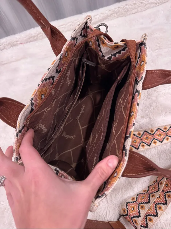 Wrangler Southwestern Crossbody Tote - Image 7