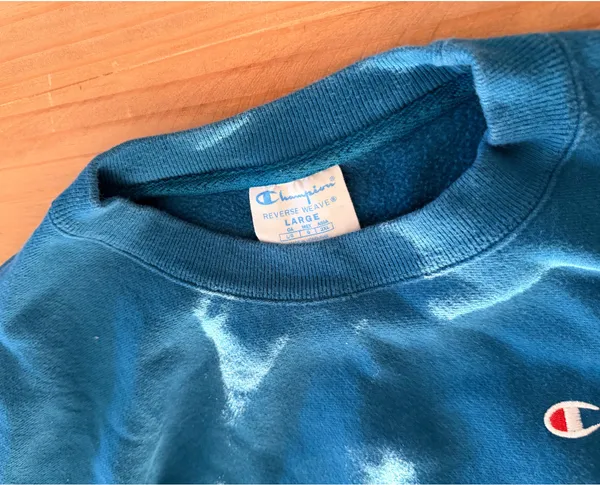 Champion Blue Reverse Weave Crewneck - Image 3
