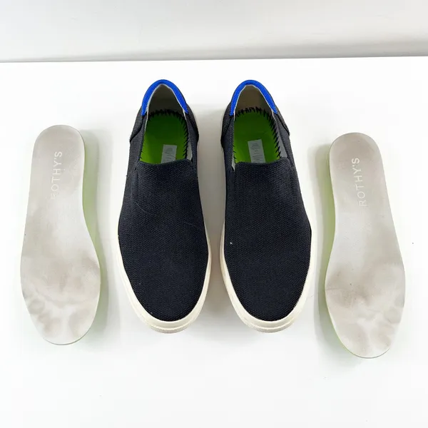 Rothy's The Original Slip On Loafer Sneakers Flats Black 7.5 - Image 3