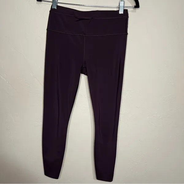 Athleta Accelerate 7/8 Tights‎ High Rise Egg Plant Athleisure SwiftLite Leggings - Image 2