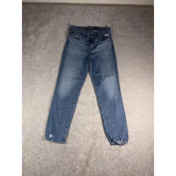 AG-ED Adriano Goldschmied Denim Phoebe Jeans Womens 28R Blue Tapered Leg - Image 2