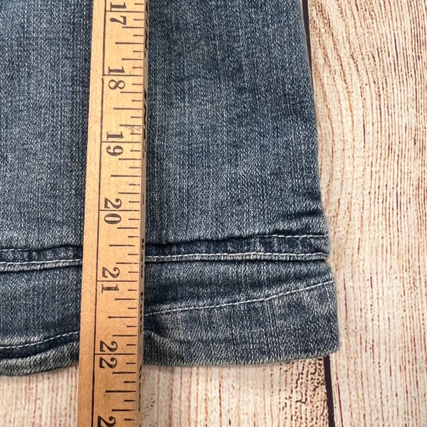 Sundance Women‎ Blue Denim Chore Jacket Mismatched Buttons Distressed Medium M - Image 7