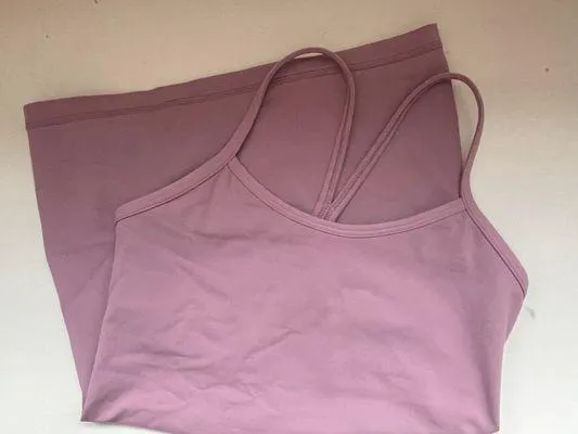 Lululemon Pink Tank W / Bra - Image 3