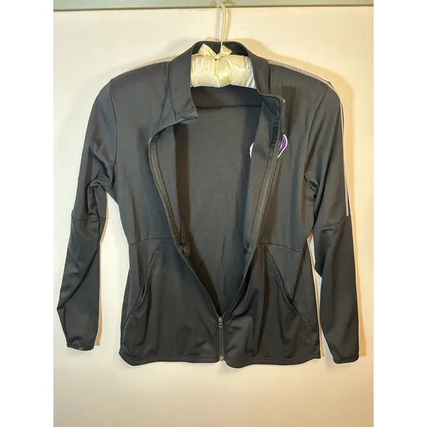 Nike Women’s M Black Dri-FIT Full Zip Soccer Track Jacket Embroidered Mock Neck - Image 9