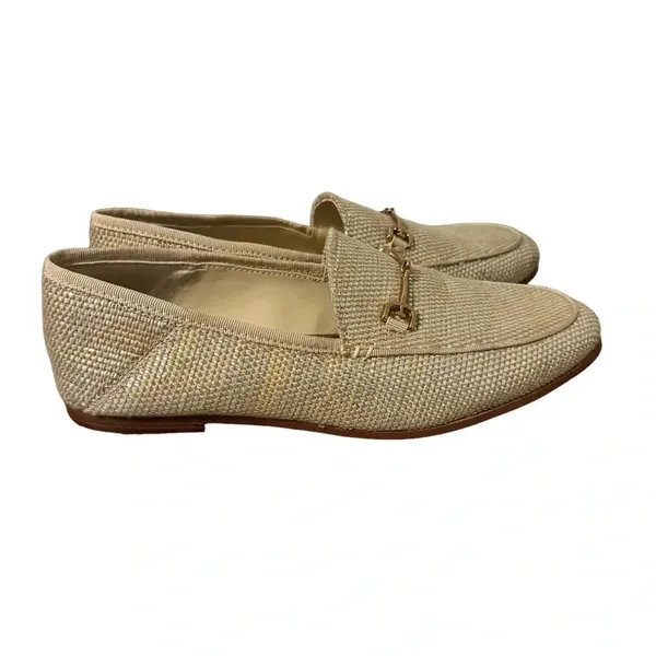 ✨ Sam Edelman Loraine Woven Loafers Metallic Gold Flats‎ Sz 6.5 VGUC ✨ - Image 3