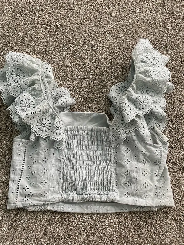 Grey lace altard state top - Image 3