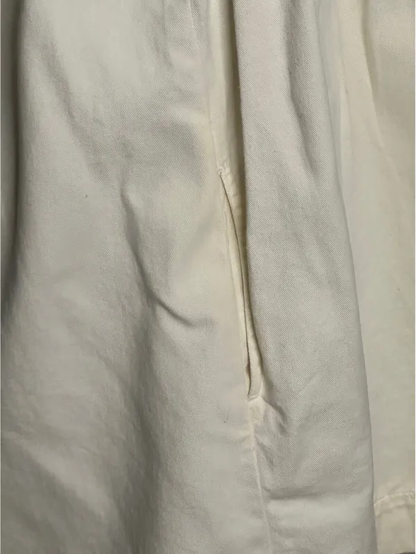 NWT Free People ivory 100% cotton racerback mini babydoll swing dress Med boho - Image 5