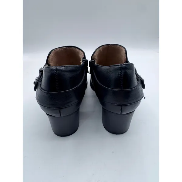 Soul‎ Naturalizer 6M Black Booties Women's Chaylee Block Heel Side Zip - Image 6