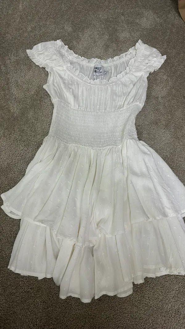 Princess Polly White Romper - Image 3