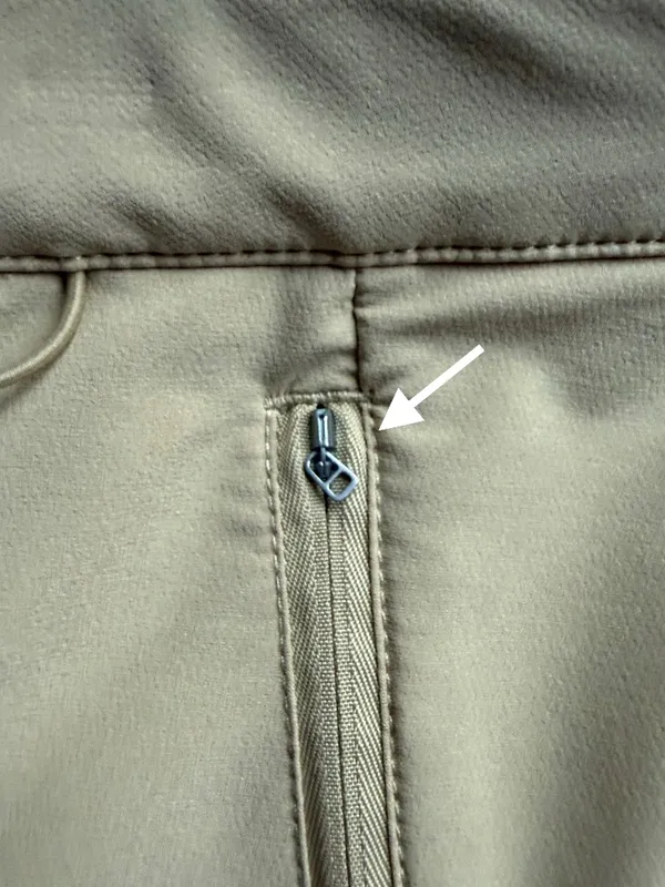 The North Face Bridgeway‎ Shorts Khaki Stretch Trail Hiking FlashDry-XD Sz 10 - Image 6
