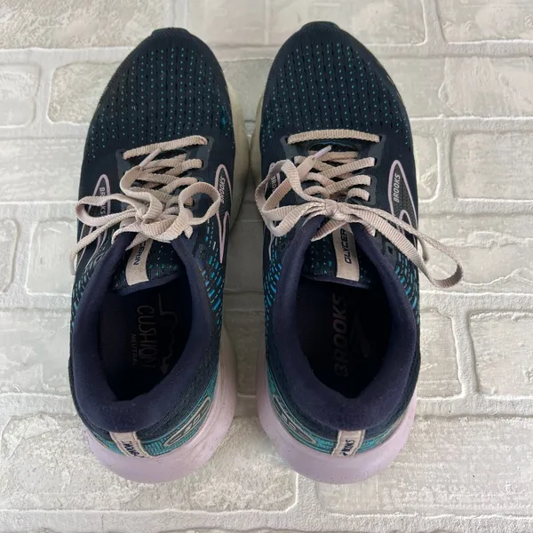 Brooks Glycerin 20 Sneakers Shoe Women 10 Navy Blue Running Athletic 1203691B499 - Image 4