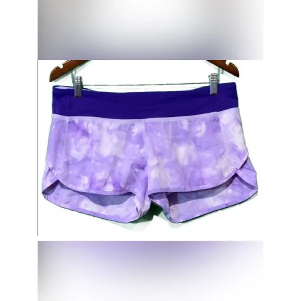 Lululemon Run: Speed Short Purple Tie Dye size 8 - Image 9