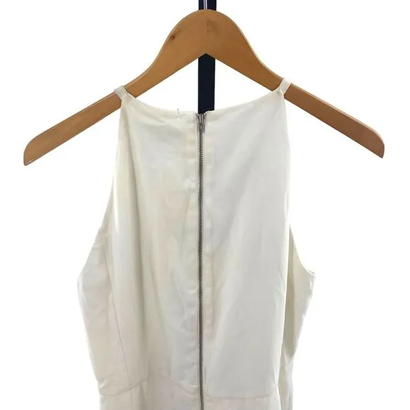 French Connection Size 8 Beaded White Mini Dress‎ Graduation Party Bridal NWT - Image 7