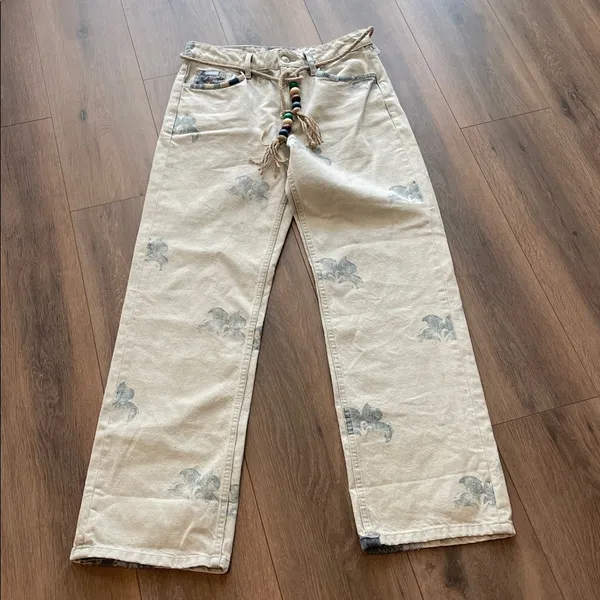 Free People Geranium Slouchy Straight Jeans- 29 - Image 5