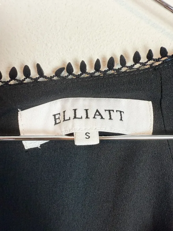 ELLIATT Emilia Long Sleeve Floral Sweetheart Neckline Mini‎ Dress Size Small - Image 10