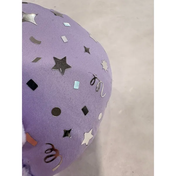 Disney 100th Anniversary Minnie Mouse Ears Lavender‎ Purple Silver Confetti Bow - Image 5