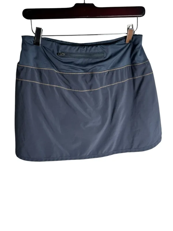 Free Fly Bamboo-Lined Active Breeze Skort 13” Storm Cloud Blue Gray Size Small - Image 3
