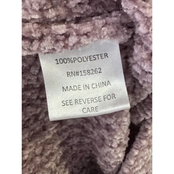 Altar'd State Colette Chenille Crewneck Sweater Light Purple Mauve XS Soft Girl - Image 8