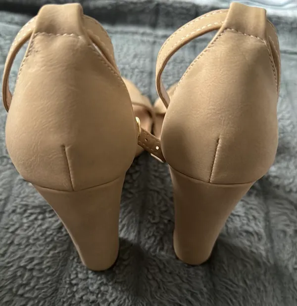 JustFab Tan Heels - Image 3