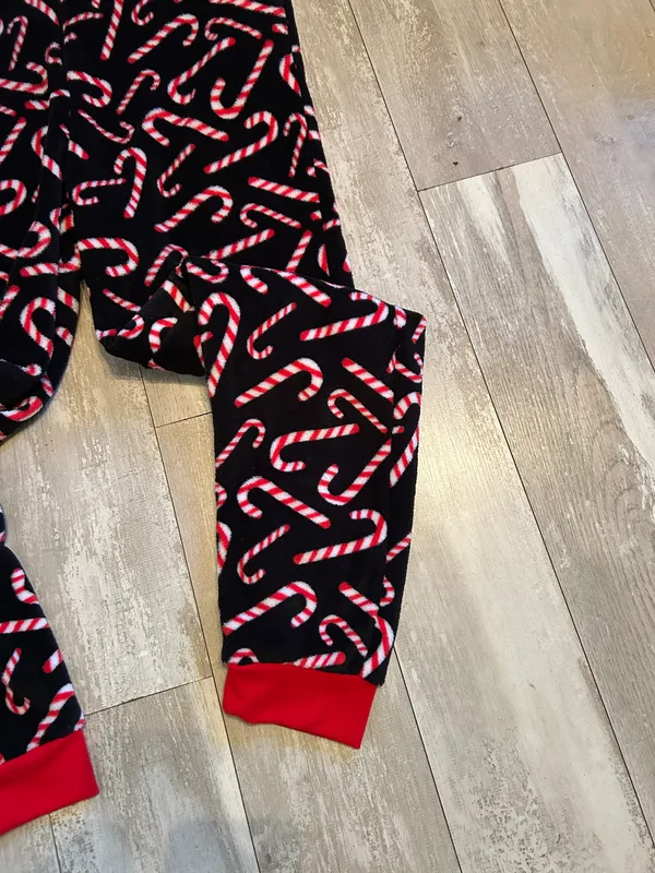 Candy Cane Cutie Sherpa Onsie - Image 2