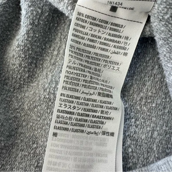 Abercrombie & Fitch Gray straight Sweatpants Logo spell out NY Y2k L - Image 3