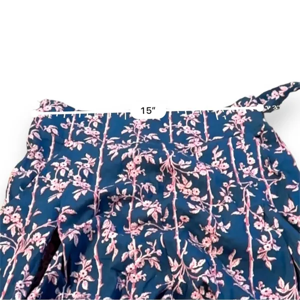 Free People Poolside Navy Blue & Pink Floral 3 Piece Set Sz‎ L - Image 15