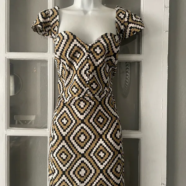 Anthropologie The Cecily Fit & Flare Sweetheart Dress‎ - Image 7